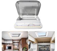 Fenêtre Skylight, cadre en alliage d'aluminium, lumière chaude LED