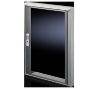 Fenêtre vitrée Rittal 2736.520 Verre gris clair (RAL 7035), transparent (l x H) 500 mm x 470 mm