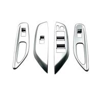 Fenêtre Voiture Bouton Pour Mazda 2 2022 2023 Bouton Levage Interrupteur Fenêtre Voiture Verre Argenté Mat Garniture Couvercle Panneau accoudoir Porte