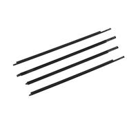 Fenêtre Weatherstrip Mourison de garniture de garniture Section 4pcs Isolation de bruit imperméable de preuve UV ABS Premium pour 1500 2500 3500 4500 5500 CAB CABLE 2009 2021