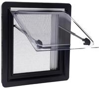 Fenêtre zippée, charnière supérieure, angle réglable, pare-soleil intégré