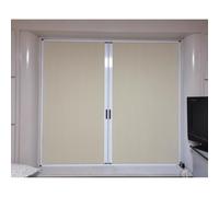 Fenêtres coulissantes en aluminium avec stores supplémentaires, stores de fenêtre innovants faciles à installer derrière les panneaux de verre de sécurité trempé