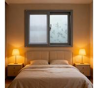 Fenêtres coulissantes, fenêtres de garage avec verre dépoli et moustiquaires, fenêtres coulissantes horizontales, fenêtres de ventilation en aluminium for sous-sol, fenêtres de remise(60x40 cm)