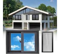 Fenêtres coulissantes horizontales en alliage d'aluminium, largeur 21, 26, 29, 32 ou 35 pouces, for maisons mobiles(66.0x53.3cm/26.0x21.0in)