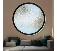 Fenêtres de cabanon Rondes en Verre trempé, fenêtre affleurante rotative à 360°, fenêtres intérieures ventilées et pivotantes décoratives, fenêtre à battant de Remplacement pour sa