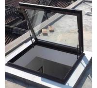 Fenêtres de toit personnalisées for toit de maison - Verre trempé et cadre en aluminium, fenêtre de toit transparente for sous-sol, véranda(60x100cm/23.6x39.4in)