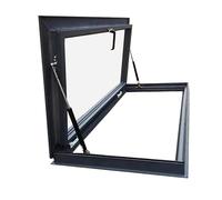 Fenêtres De Toit Pour Maison,Puits De Lumière Pour La Ventilation Des Combles,Trappe D'accès Encastrée Pour Grenier,Éclairage Toit Incliné Et Plat(LxW 70x90cm/27.6x35.4in)