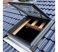 Fenêtres de Toit pour Maison, Puits de Lumière pour Toits Avec Double Vitrage, Puits de Lumière Pour Toit Plat en Pente, Isolation Phonique pour Grenier/véranda/sous-sol/grenier(LxW 38x20in/95x50cm)