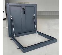 Fenêtres de Trappe D'accès de Toit en Aluminium pour Maison, Toit Incliné et Plat Fenêtre Puits Couvercle de Sortie pour Sous-Sol Plafond Grenier