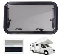 fenêtres de Voiture, Fenêtre à charnière inclinable for Camping-Car, Caravane, avec Stores occultants et moustiquaires, Plusieurs Tailles(350x280mm)