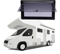 fenêtres de Voiture, Store Enrouleur et moustiquaire for fenêtre latérale de Camping-Car, Noir et Blanc, Plusieurs Tailles(900 * 900mm)