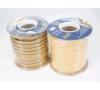 Fenêtres Joint d'étanchéité en Joint de porte Joint en caoutchouc profilé en E Marron Profil en p (E, 6 m)