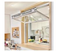 Fenêtres Pliantes Flexibles, Fenêtre De Concession De Service De Camion De Restauration En Alliage D'aluminium, Verre Trempé De 5 Mm D'épaisseur, For Magasin De Vêtements(28x32in(71.1x81.2cm))