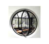 Fenêtres Rondes Pivotantes Et Ouvrantes, Fenêtre Pivotante En Aluminium Encastrée Avec Poignée Pour Couloir/grenier/salle De Bain, Fenêtre Décorative Pour La Maison(Dia 700mm/2.3ft)