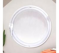 Fenêtres Rondes Rotatives,Fenêtre Coulissante,Hublot Pivotant Avec Poignées,Fenêtre Coulissante Encastrée,Fenêtre Décorative De Ventilation Pour Intérieur Et Extérieur(80CM/31.5IN)