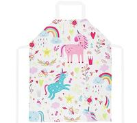 FenFang Tablier Cuisine Enfant Garcons Filles, Tablier Peinture avec Poche, Tabliers Jardinage de Chef Dinosaure pour Jardin Cuisson Pâtisserie Artisanat Coloriage École Fête 3-10 Ans