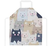 FenFang Tablier Cuisine Enfant Garcons Filles, Tablier Peinture avec Poche, Tabliers Jardinage de Chef Dinosaure pour Jardin Cuisson Pâtisserie Artisanat Coloriage École Fête 3-10 Ans (Gris)