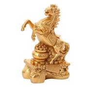 Feng Shui Année chinoise 2026 Statue de cheval Signe du zodiaque Souvenir de bénédiction Sculpture de cheval debout pour réussir, force et prospérité