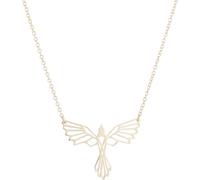 Feng Shui Collier Phoenix Origami Collier géométrique Ailes d'animaux Ornements d'oiseaux Volants