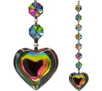 Feng Shui décoration de fenêtre Aurora coeur cristal -- 20 cm