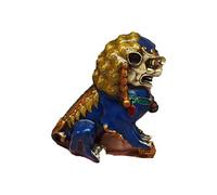 Feng Shui décorations Fufu Dog Decorations Collection Artisanat Home Office Decorations Attire Le Dieu de la Richesse pour résister à la décoration de l'art maléfique (1 Paire)