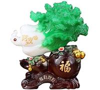Feng Shui Gourde Jade Chou Richesse Statue Salon Bureau décoration Meilleur Cadeau pour Entreprise Ouverture Figurine Ornements 0831
