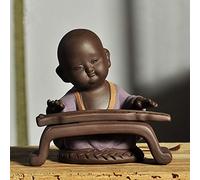 Feng Shui Nouvelle céramique créative Petites Statues de Bouddha Sculptures ameublement en Gros Buda décoration Feng Shui Ornements Artisanat (Taille : Style4)