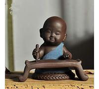 Feng Shui Nouvelle céramique créative Petites Statues de Bouddha Sculptures ameublement en Gros Buda décoration Feng Shui Ornements Artisanat (Taille : Style3)