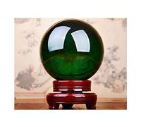 Feng Shui Ornaments Crystal Ball/Photography Ball Multicolor Glass with Base Bracket Auspicious Transfer Fortune-Telling for Photography Decoration (A 6CM)