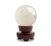 Feng Shui Ornaments White Crystal Ball Glass Office Lucky Special Polished Gift Decoration Witchcraft Gemstone Stone