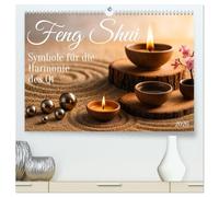 Feng Shui - Symbole für die Harmonie des Qi (hochwertiger Premium Wandkalender 2026 DIN A2 quer), Kunstdruck in Hochglanz: Zwölf starke Symbole des ... als Inspiration für ein harmonisches Zuhause