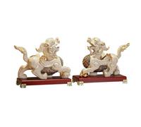 Feng Shui Table Statue Chinois Desktop Fortune Ornement Salon Room Wine Coller TV Cabinet Office Housemands Business Decorations Bouddha Decoration