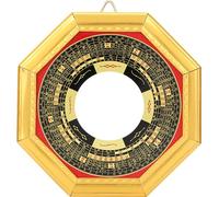 Feng Shui traditionnel chinois convexe/concave Bagua Mirror pour magasin à domicile Lucky (concave)
