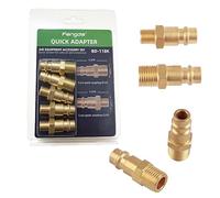 Fengda Europe BD-118K Raccord rapide avec 2 adaptateurs 1/8" et 3 adaptateurs 1/4"