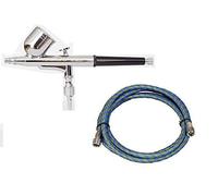 Fengda FE-130 Aérographe 0,3 mm avec tube à air toilé Fengda 1,80 m Raccord 1/8-1/8