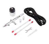 Fengda FE-182K Professionnel Pistolet aerographe kit / double action / avec aiguille de 0,3 / 0,5/ 0,8 buse et tuyau.