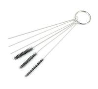 Fengda Kit de 3 brosses + 3 fils en métal pour nettoyage aérographe