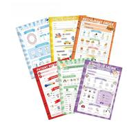 FENGHERUIA Lot de 6 blocs-notes pour jeux de simulation - Pour restaurant, médecin, police, vétérinaire, dentiste, jeu de rôle - Pour garçons et filles
