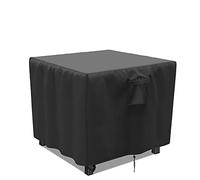 Fenghome Housse carrée pour brasero ou table 36 x 36 x 21 inches Noir