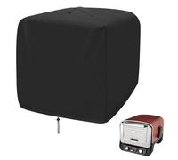 Fenghome Housse de four à pizza Ninja Woodfire OO101 Series - Imperméable - Résistante aux intempéries - Avec cordons de serrage réglables et poignée sur le dessus - Accessoires de four à pizza - Noir