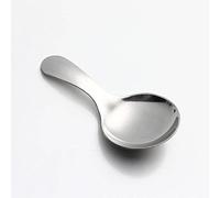 FENGJISUN Cuillère Restaurants Poignée Courte cuillère Acier Inoxydable sel de Sucre épice Condiment thé café Outils Cuisine pour Une Utilisation Quotidienne(Blue,Silver)