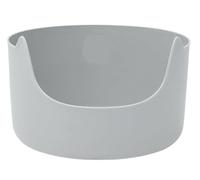 FENGJISUN Litiere pour Chat Bac Litiere pour Chat Grand Bac À Litière pour Chat, Anti-éclaboussures, Ouvert, Facile À Nettoyer, Aucune Installation Requise pour Les Chatons Bac Litiere Chat(Grey)