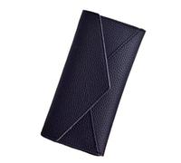 FENGJISUN Portefeuille Porte Monnaie 1 Pièces Portefeuille Femme Dames Portefeuille Long Enveloppe Sac Imprimé Portefeuille en Cuir Pochette Porte-Monnaie(Black)