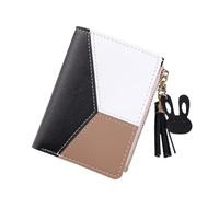 FENGJISUN Portefeuille Porte Monnaie Portefeuille en Cuir pour Femmes, Porte-Cartes Mince Et Minimaliste, Porte-Monnaie Fin Porte-Monnaie(B)