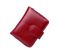 FENGJISUN Portefeuille Porte Monnaie Portefeuille en Cuir PU pour Femmes, Fente Multi-Cartes, Porte-Monnaie Court, Pochette Vintage pour Dames Porte-Monnaie(Rot)