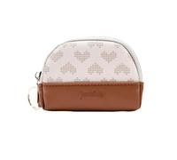 FENGJISUN Portefeuille Porte Monnaie Portefeuille Minimaliste en Cuir pour Femmes, Pochette À Fermeture Éclair, Poche À Monnaie pour Lagies Porte-Monnaie(Bruin)