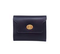 FENGJISUN Portefeuille Porte Monnaie Portefeuilles Rétro en Cuir Porte-Carte Simple Court Dames Sacs À Main Multifonctions Porte-Monnaie(Black)