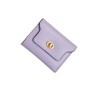 FENGJISUN Portefeuille Porte Monnaie Portefeuilles Rétro en Cuir Porte-Carte Simple Court Dames Sacs À Main Multifonctions Porte-Monnaie(Purple)