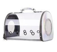 FENGJISUN Sac De Transport pour Chat Chien Sacs À Main Transparents Valise Sac À Dos pour Voyage Sac À Dos De Transport pour Animaux De Compagnie Sac À Dos Transparent pour Chat Animaux(C,28 * 43cm)