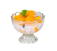 FENGJISUN Simulation Dessert Modèle Crème Glacée Artificielle Simulation Réaliste Pudding Boisson Desserts Réplique Faux Modèle De Salade De Fruits(A)